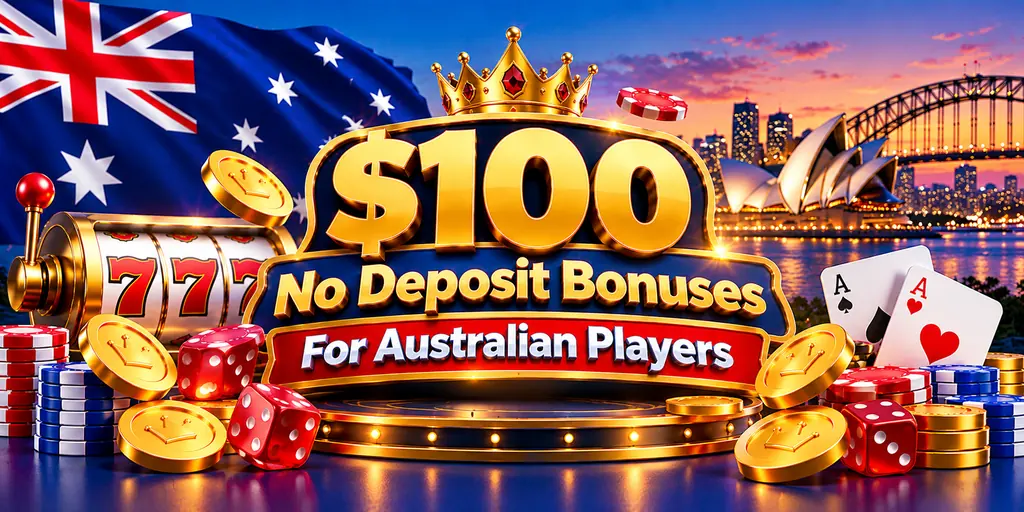$100 No Deposit Bonuses For Australian Players