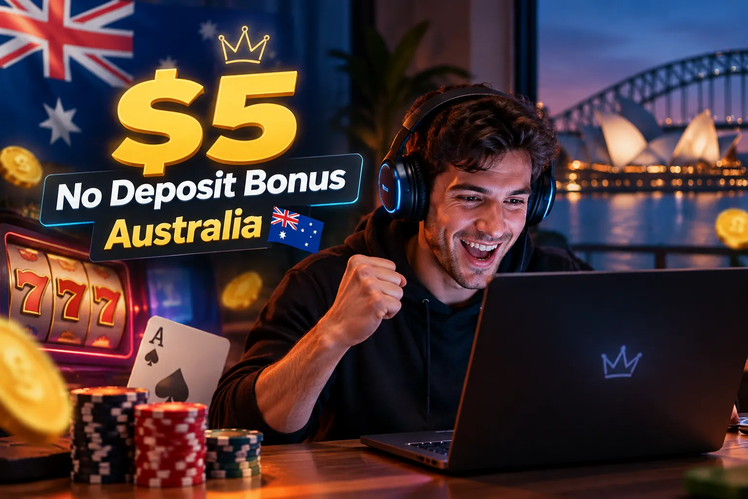 $5 No Deposit Bonus Australia