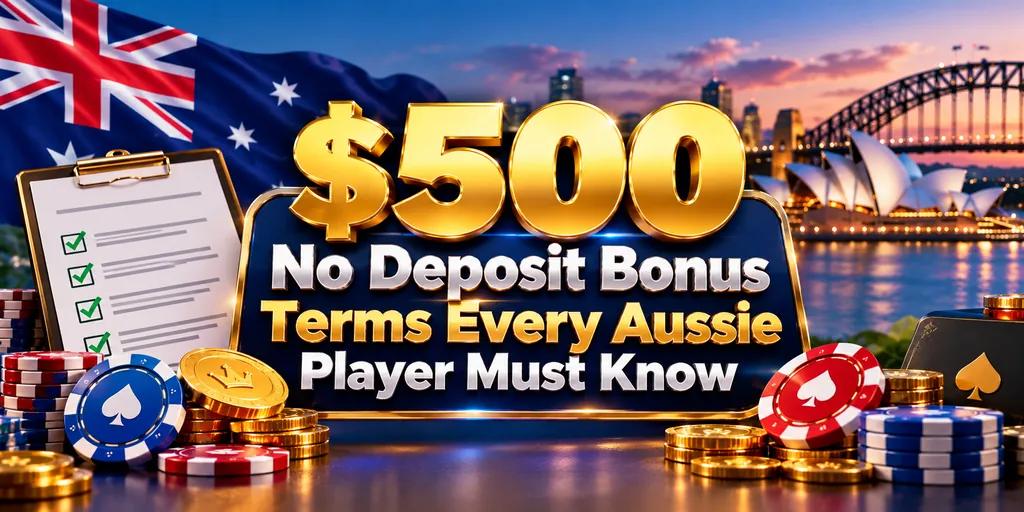$500 No Deposit Bonus Terms Every Aussie Player Must Know
