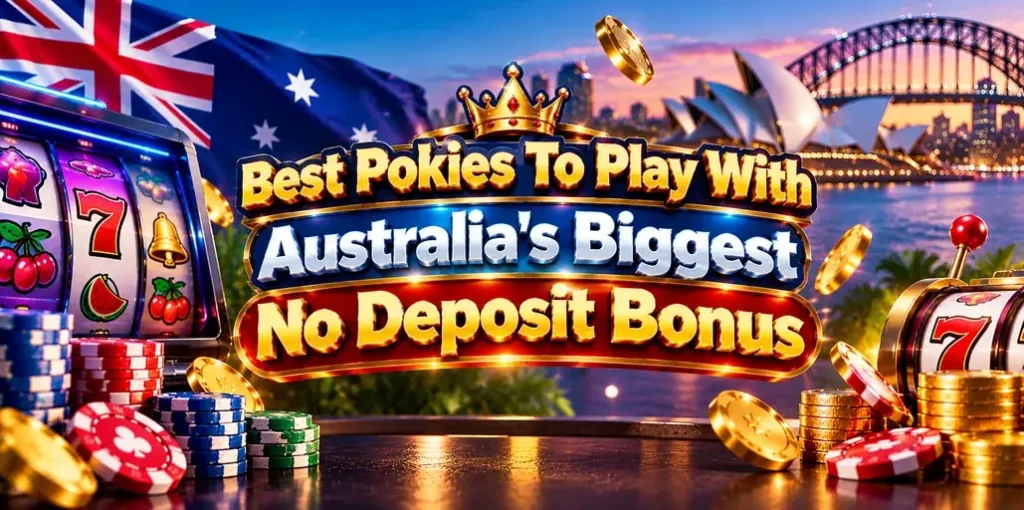 Best Pokies To Play With Australia's Biggest No Deposit Bonus