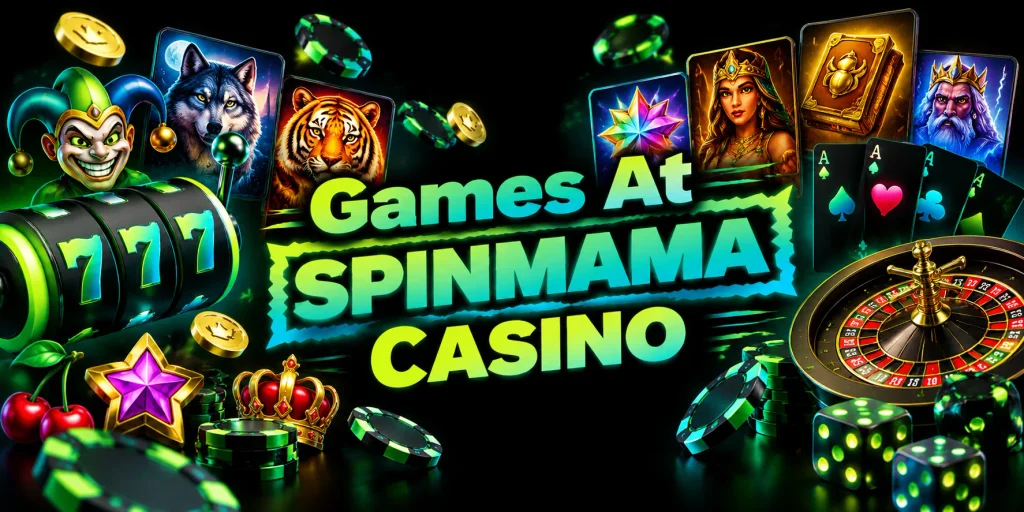 Games At Spinmama Casino