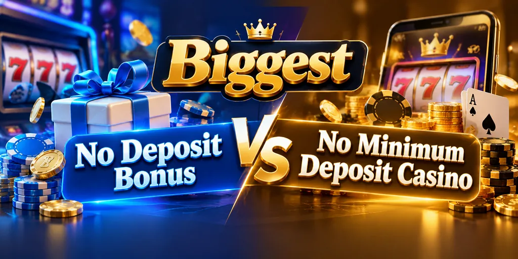 No Deposit Bonus Vs No Minimum Deposit Casino