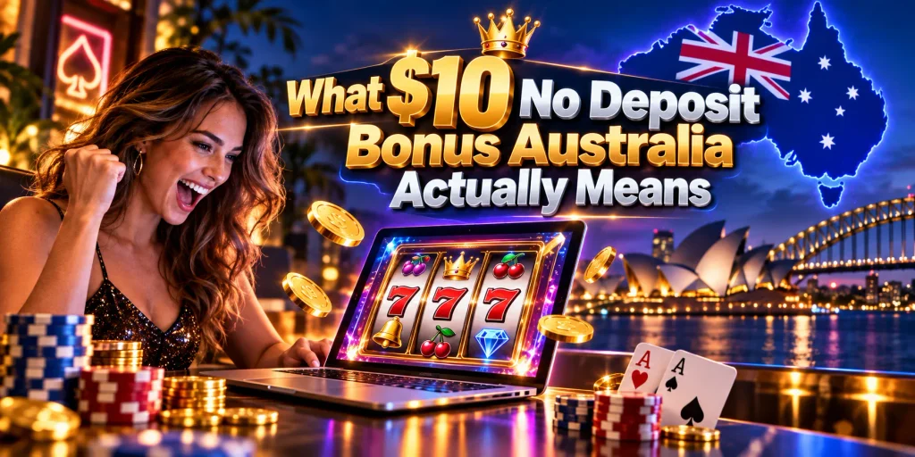 What $10 No Deposit Bonus Australia Actually Means