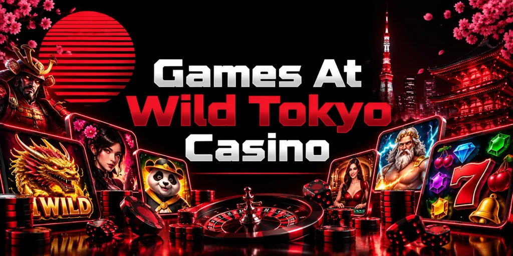 Games At Wild Tokyo Casino