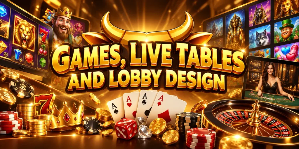 Games, Live Tables And Lobby Design