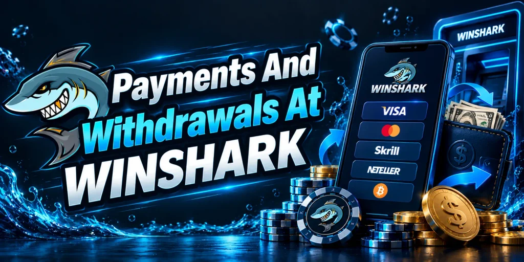 Payments And Withdrawals At Winshark